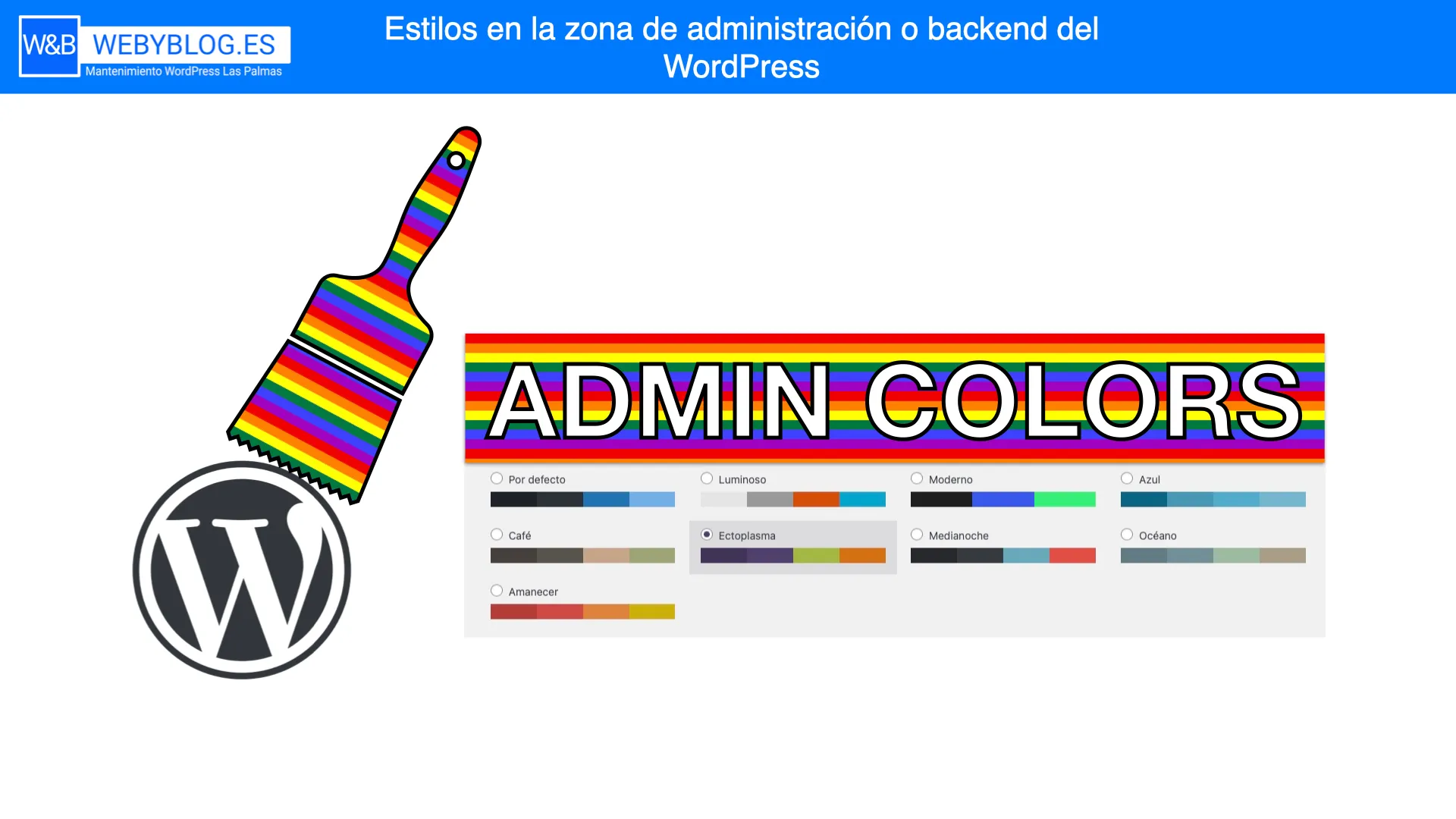 Añadir Estilos a la zona de administración o backend del WordPress