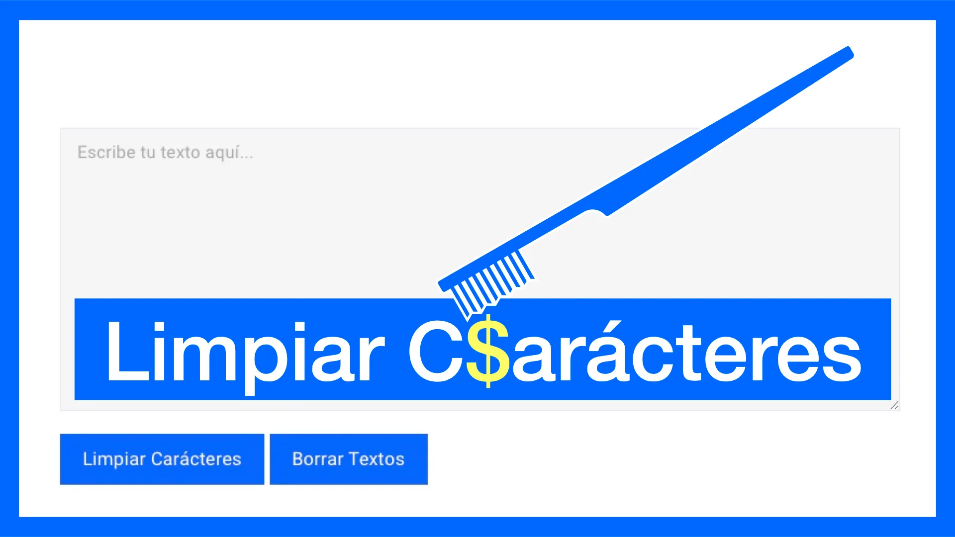 Limpiar Carácteres Extraños y Tildes